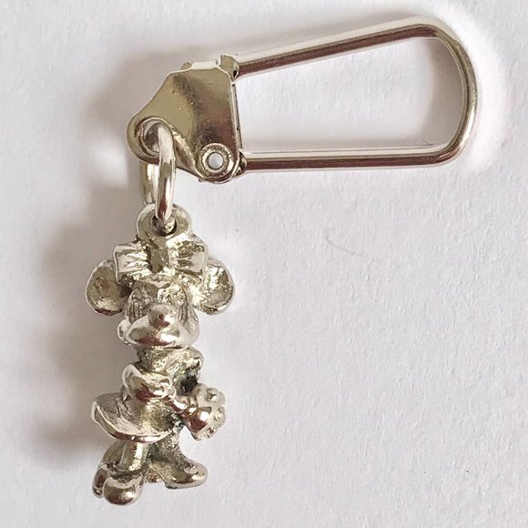 Vintage Minnie Mouse 3D Charm Zipper Pull Backpack Purse  Disney Keychain - Picture 5 of 10